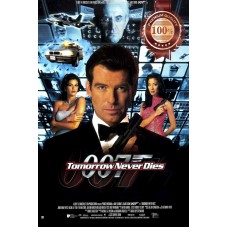 TOMORROW NEVER DIES 007 1997 JAMES BOND ORIGINAL CINEMA PRINT PREMIUM POSTER