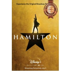 HAMILTON THE MUSICAL 2020 OFFICIAL ORIGINAL CINEMA MOVIE PRINT PREMIUM POSTER