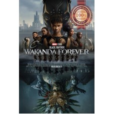 BLACK PANTHER WAKANDA FOREVER 2022 ORIGINAL CINEMA MOVIE PRINT PREMIUM POSTER