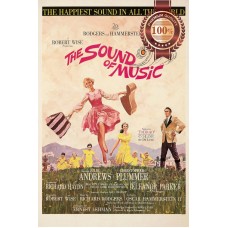 THE SOUND OF MUSIC 1965 OFFICIAL ORIGINAL CINEMA MOVIE PRINT PREMIUM POSTER