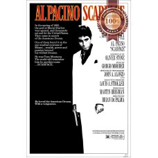 SCARFACE AL PACINO 1983 OFFICIAL ORIGINAL CINEMA MOVIE PRINT PREMIUM POSTER