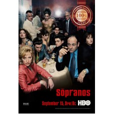 THE SOPRANOS CAST CHARACTERS V2 TV SHOW ORIGINAL OFFICIAL PRINT PREMIUM POSTER