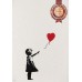 BANKSY GIRL WITH BALLON HEART ORIGINAL ARTWORK WALL ART PRINT PREMIUM POSTER