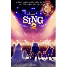 SING 2 2021 3D ORIGINAL CINEMA KIDS MOVIE FILM ART PRINT PREMIUM POSTER