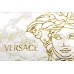 VERSACE LOGO GOLD MEDUSA ART ARTWORK DESIGN LINES GRAPHIC PREMIUM POSTER