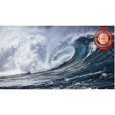BIG TUBE WAVE CRASHING OCEAN BEACH SEA SURF WATER WALL PRINT PREMIUM POSTER