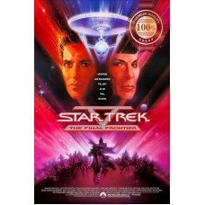 STAR TREK V THE FINAL FRONTIER 1989 ORIGINAL CINEMA MOVIE PRINT PREMIUM POSTER