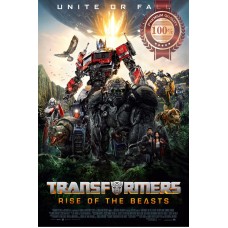 TRANSFORMERS RISE OF THE BEASTS 2023 ORIGINAL CINEMA MOVIE PRINT PREMIUM POSTER