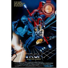 TRON NEW ART 1982 80s ORIGINAL MOVIE FILM CINEMA PRINT PREMIUM POSTER