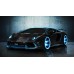 LAMBORGHINI AVENTADOR TRON STYLE SUPER CAR SPORTS HYPER PRINT PREMIUM POSTER