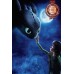 HOW TO TRAIN YOUR DRAGON HICCUP TOOTHLESS MOON WALL ART PRINT PREMIUM POSTER