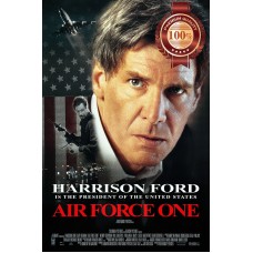AIR FORCE ONE HARRISON FORD 90s FILM MOVIE ORIGINAL PRINT PREMIUM POSTER