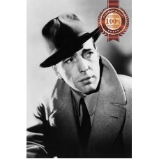 HUMPHREY BOGART FAMOUS ACTOR ORIGINAL CINEMA MOVIE PRINT PREMIUM POSTER