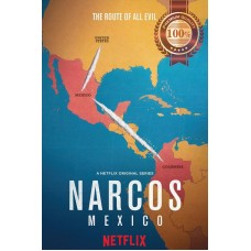 NARCOS MEXICO MAP 2020 SEASON 2 SERIES TV SHOW ORIGINAL PRINT PREMIUM POSTER