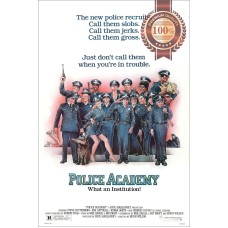 POLICE ACADEMY 1 ONE 1984 FILM MOVIE ORIGINAL CINEMA PRINT PREMIUM POSTER