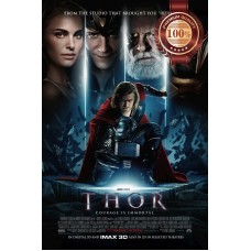 THOR 2011 MARVEL OFFICIAL ORIGINAL CINEMA MOVIE FILM PRINT PREMIUM POSTER