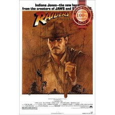 INDIANA JONES RAIDERS OF THE LOST ARK 1981 ORIGINAL MOVIE PRINT PREMIUM POSTER