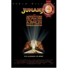 JUMANJI ORIGINAL 1995 90s OFFICIAL FIRST CINEMA MOVIE PRINT PREMIUM POSTER
