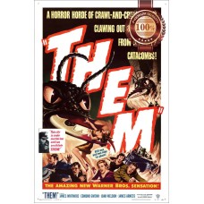 THEM! THEM 1954 50s OFFICIAL ORIGINAL CINEMA FILM MOVIE PRINT PREMIUM POSTER
