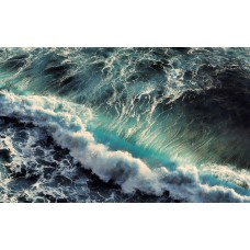 LARGE WAVE CRASHING ROUGH SEA OCEAN SURF WATER WALL ART PRINT PREMIUM POSTER