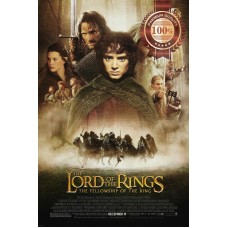 THE LORD OF THE RINGS FELLOWSHIP OF THE RING CINEMA MOVIE PRINT PREMIUM POSTER