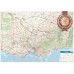 DETAILED VICTORIA STATE ROADS VIC MAP OF AUSTRALIA AUS WALL CHART PREMIUM POSTER