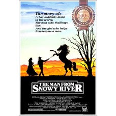 THE MAN FROM SNOWY RIVER 1982 ORIGINAL CINEMA FILM MOVIE PRINT PREMIUM POSTER