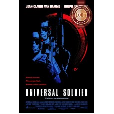 UNIVERSAL SOLDIER 1992 OFFICIAL ORIGINAL CINEMA MOVIE PRINT PREMIUM POSTER