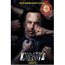 NOBODY 2021 HUTCH ORIGINAL OFFICIAL CINEMA FILM MOVIE PRINT PREMIUM POSTER