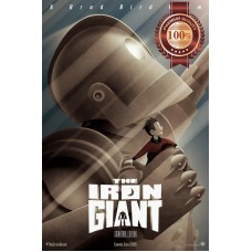 THE IRON GIANT 1999 90s COMIC-CON MOVIE ORIGINAL CINEMA ART PRINT PREMIUM POSTER