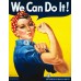 ROSIE THE RIVETER (WE CAN DO IT) VINTAGE DECOR WALL ART PRINT PREMIUM POSTER