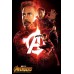 INFINITY WAR HEROES RED AVENGERS CINEMA MOVIE FILM PRINT PREMIUM POSTER