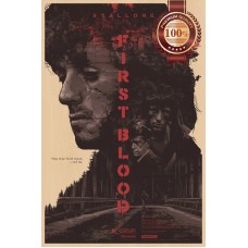 RAMBO FIRST BLOOD NEW ART 82 OFFICIAL ORIGINAL CINEMA MOVIE PRINT PREMIUM POSTER