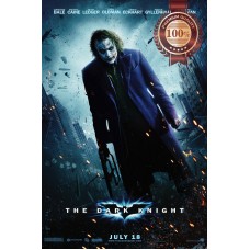 THE DARK KNIGHT JOKER WITH GUN HEATH FILM MOVIE CINEMA PRINT PREMIUM POSTER