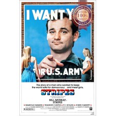 STRIPES 1981 80s BILL MURRAY ORIGINAL OFFICIAL CINEMA MOVIE PRINT PREMIUM POSTER