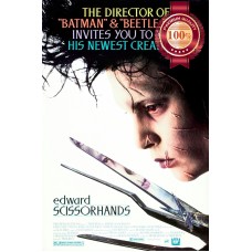 EDWARD SCISSORHANDS SCISSOR HANDS CINEMA FILM MOVIE ART PRINT PREMIUM POSTER