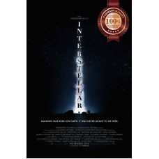 INTERSTELLAR 2014 STARS BACKGROUND MOVIE ORIGINAL CINEMA PRINT PREMIUM POSTER