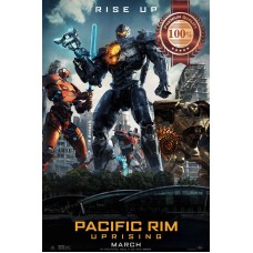 PACIFIC RIM 2 TWO UPRISING FILM MOVIE ORIGINAL CINEMA PRINT PREMIUM POSTER