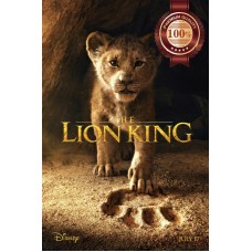THE LION KING 2019 SIMBA PAW ORIGINAL CINEMA MOVIE FILM PRINT PREMIUM POSTER