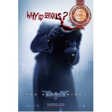 THE JOKER WHY SO SERIOUS BATMAN DARK KNIGHT CINEMA ORIGINAL PRINT PREMIUM POSTER