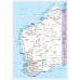 WESTERN AUSTRALIA WA STATE ROADS MAP OF AUS WALL CHART PRINT PREMIUM POSTER