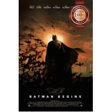 BATMAN BEGINS 2005 OFFICIAL ORIGINAL CINEMA FILM MOVIE PRINT PREMIUM POSTER