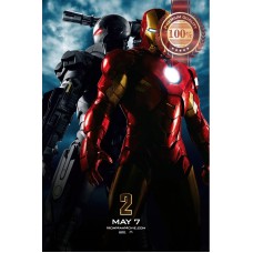IRON MAN 2 V2 TWO II IRONMAN 2010 ORIGINAL CINEMA MOVIE PRINT PREMIUM POSTER