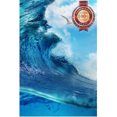 BEAUTIFUL WAVE BREAKING SCENE BEACH SURF SEA HOME PHOTO PRINT PREMIUM POSTER