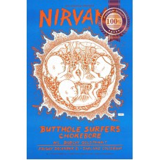 NIRVANA OAKLAND TOUR 1993 90s U.S USA ORIGINAL BAND MUSIC PRINT PREMIUM POSTER