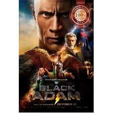 BLACK ADAM 2022 DC ORIGINAL OFFICIAL CINEMA MOVIE PRINT PREMIUM POSTER