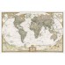 LARGE DETAILED POLITICAL MAP OF THE WORLD HOME WALL ART PRINT PREMIUM POSTER