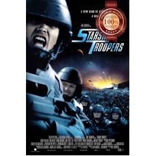 STARSHIP TROOPERS STAR SHIP 1997 90s ORIGINAL CINEMA MOVIE PRINT PREMIUM POSTER