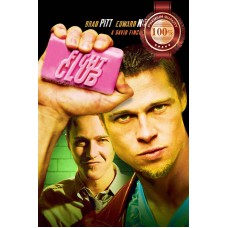 FIGHT CLUB HOLDING SOAP BRAD PIT ORIGINAL CINEMA ART PRINT - PREMIUM POSTER