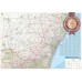 DETAILED NEW SOUTH WALES STATE ROADS NSW AUSTRALIA MAP OF AUS  PREMIUM POSTER